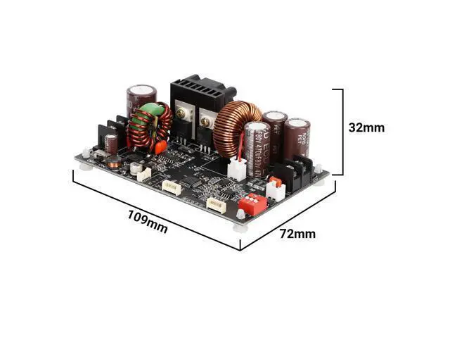 Alt view image 3 of 5 - DROK CNC DC Buck Converter with Meter, 6-70V to 0-60V 10A 600W, DC 5V 9V 12V 24V 36V 48V 60V Fixed Output Voltage, Adjustable Power Supply Voltage Regulator Step Down Module
