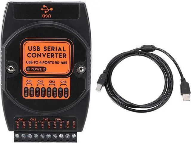Main image of USB to Converter Industrial Grade 4 Port Isolated Serial Adapter with 600W Protection and 1500V ESD Guard for Harsh Industrial Environments