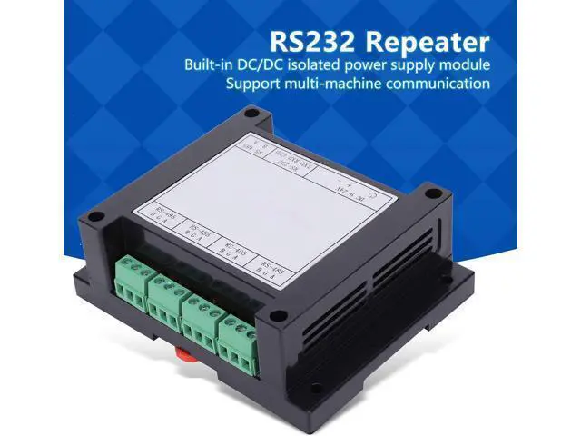 Alt view image 5 of 7 - Walfront Repeater Photoelectric Isolation Builtin DC/DC Isolated Power Supply Module Industrial Grade 4Channel RS485 Hub Sharer Splitter 300bps-115.2Kbps