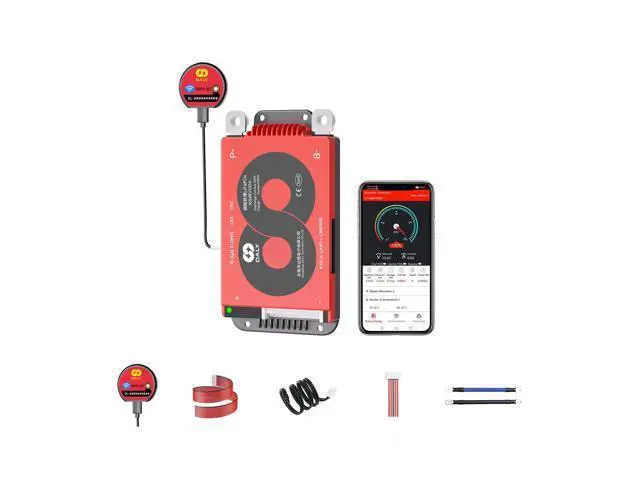 Main image of DALY Smart BMS 4S-16S 40A-500A with WiFi Module and CAN 485 Communication Protection Board for LifePO4 Lithium Battery Pack (Smart BMS 16S 48V100A)