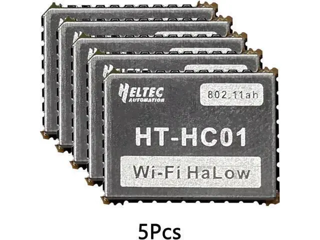 Alt view image 2 of 7 - Wi-Fi HaLow Module HT-HC01 IEEE 802.11ah Standard 902-928MHz 1-2KM Long-Range Transmission Sub 1GHz Dual Band 24GHz Wi-Fi Mesh Wireless Access IoT Low Power Consumption Device (5)