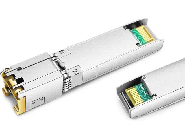 Alt view image 4 of 5 - 10G SFP+ RJ45 80m for Compatible MikroTik S+RJ8010 10GBASE-T SFP+ RJ45 80m Cat6a/7 Mini-GBIC 10gb Copper R-J45 Transceiver Module