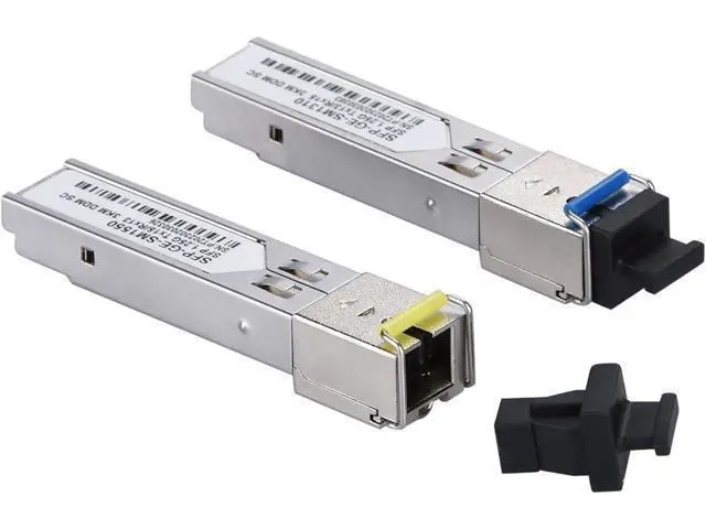 Alt view image 6 of 6 - 6 Pack 3KM SC Connector SFP Module, 1.25G Single-Mode Fiber SC Simplex Connector 1000BASE BiDi 1310nm/1550nm 3km SFP Transceiver Module
