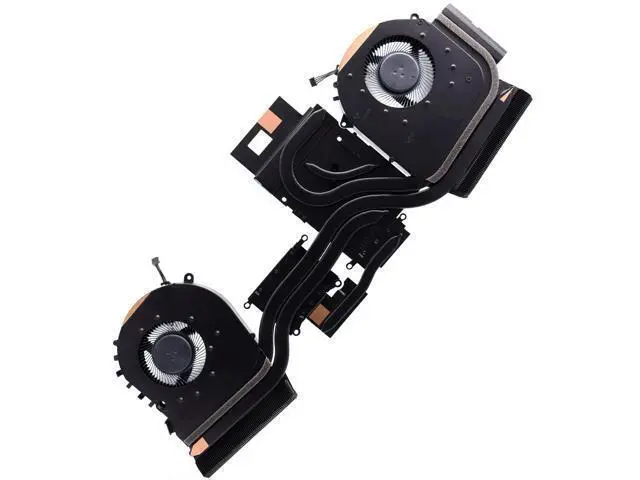 Alt view image 2 of 5 - Deal4GO CPU & GPU Cooling Fan w/Heatsink Thermal Module Assembly L62865-001 Replacement for H P 17-CB 17-CB0030NR 17T-CB0000 with RTX 2070