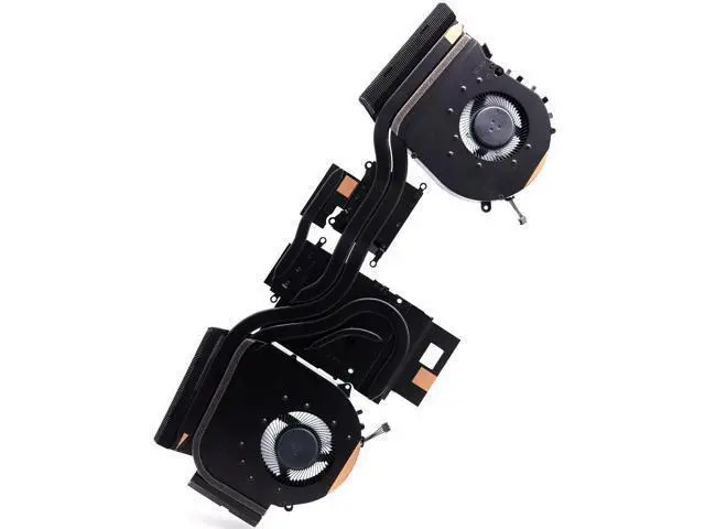 Alt view image 5 of 5 - Deal4GO CPU & GPU Cooling Fan w/Heatsink Thermal Module Assembly L62865-001 Replacement for H P 17-CB 17-CB0030NR 17T-CB0000 with RTX 2070