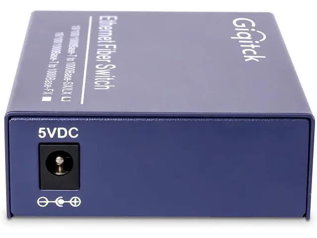 Alt view image 4 of 7 - A Pair Gigabit Ethernet Media Converter, 10/100/1000Mbps Networks Ethernet to Fiber Media Converter, with 2pcs 1000Base-SX SFP Module (1.25Gb/s, Multimode, Dual LC, 850nm, 550m)