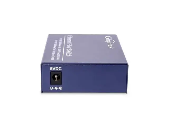 Alt view image 4 of 5 - A Pair Gigabit Ethernet Media Converter, 10/100/1000Mbps Networks Ethernet to Fiber Media Converter, with 2pcs 1000Base-SX SFP Module (1.25Gb/s, Multimode, Dual LC, 850nm, 550m)