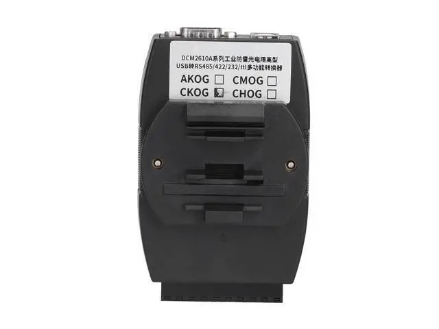 Alt view image 7 of 7 - USB to RS485 Adapter, 5 in 1 Converter Multifunctional ABS Industrial Grade Isolation Module DCM2610A with Cable (200Kb Communication Rate)