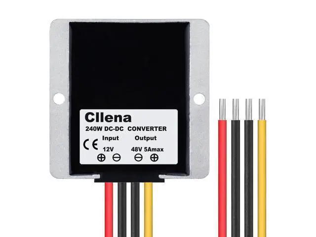 Alt view image 4 of 5 - Cllena DC/DC 12V to 48V Boost Converter 5A 240W Step Up Voltage Regulator Module Car Power Supply Voltage Transformer (Input 10V-16V)