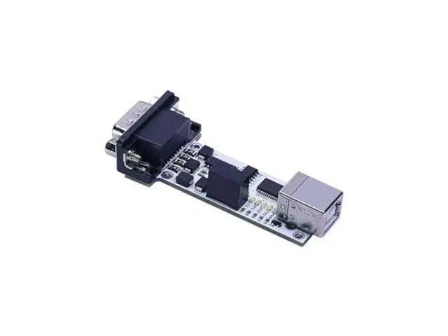 Alt view image 2 of 5 - FT232 USB to 232 Serial Module SP3232 Chip Industrial Grade Multi-Protection More Stable with Data Cable with Indicator Light DB9 Male Wiring 150K BPS Baud Rate Serial Interface Module