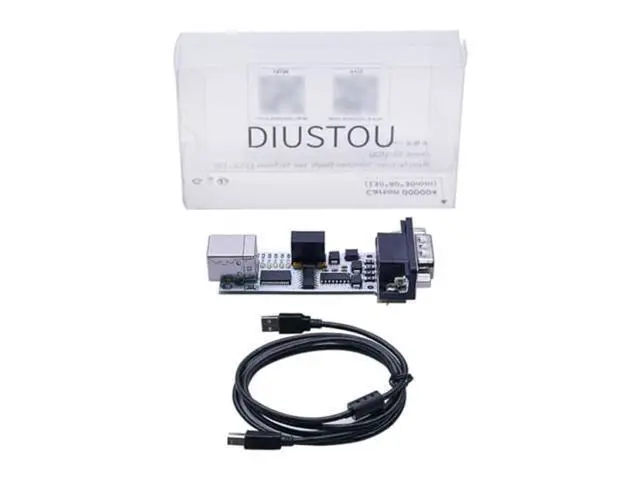 Alt view image 4 of 5 - FT232 USB to 232 Serial Module SP3232 Chip Industrial Grade Multi-Protection More Stable with Data Cable with Indicator Light DB9 Male Wiring 150K BPS Baud Rate Serial Interface Module