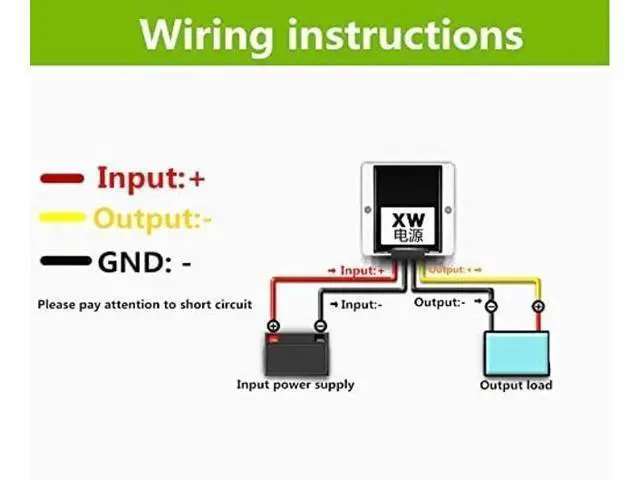 Alt view image 2 of 5 - KNACRO DC 12V 9V-17V Step-Up to DC 19V 25A 475W Weatherproof Power Supply Module Converter Regulator Booster (19V 25A 475W)