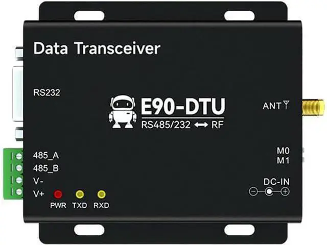 Main image of 868.125MHz 915.125MHz Lora Wireless Digital Radio E90-DTU(900SL33) 33dbm 16KM RS485 RS232 RF RSSI Modbus Data Encryption Automatic Relay