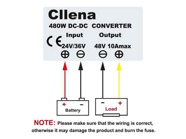 Alt view image 7 of 7 - DC/DC 24V 36V to 48V Boost Converter 10A 480W Step Up Voltage Regulator Module Car Power Supply Voltage Transformer (Input 20V-42V)