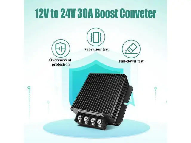 Alt view image 4 of 5 - MZHOU DC 12V to 24V Voltage Converter 30A 720W Voltage Converter 24V Voltage Regulator Boost Module for Radios,Motors,RVs