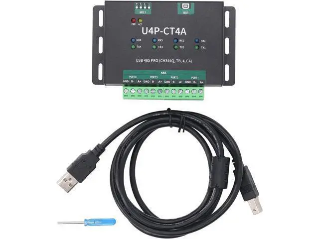 Alt view image 5 of 7 - aqxreight USB to 4 Way for RS485 Converter Adapter Industrial Grade Isolated USB Serial Port Module for Chipset a Mature Solution S Serial Port ModuleIndustrial Grade
