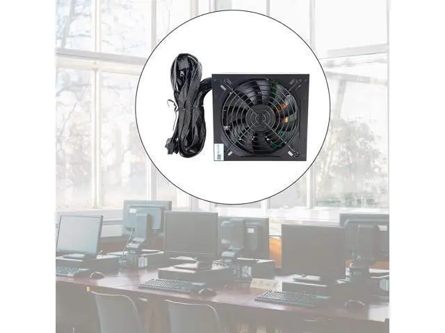 Alt view image 7 of 7 - Versatile ATX550W Power Supply Rate 550W Power Supply with Multiple Protections Wide Voltages for PC Builders Fan Supply