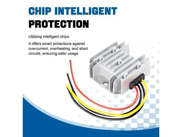 Alt view image 3 of 5 - DC 24V to 12V 30A Converter, DC Voltage Regulator Power Converter,Module Car Power Supply is Applicable to Golf Cart, etc