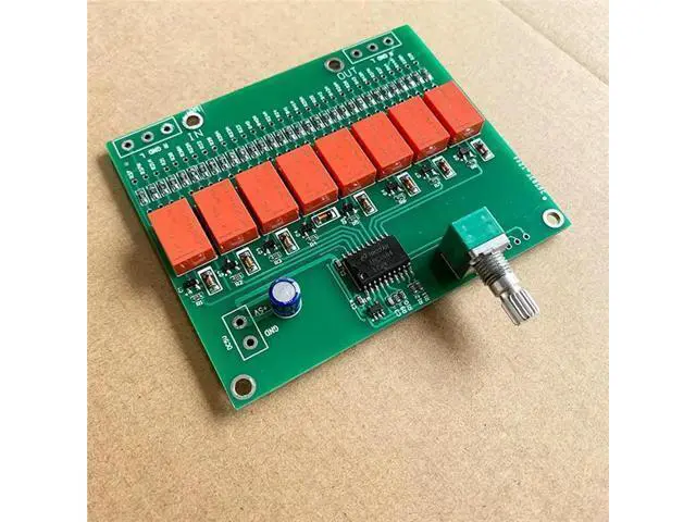 Alt view image 3 of 3 - Fever Volume Control Board 5V DC Voltage DIY Hi-Fi Audio Preamp Attenuator Relay Module