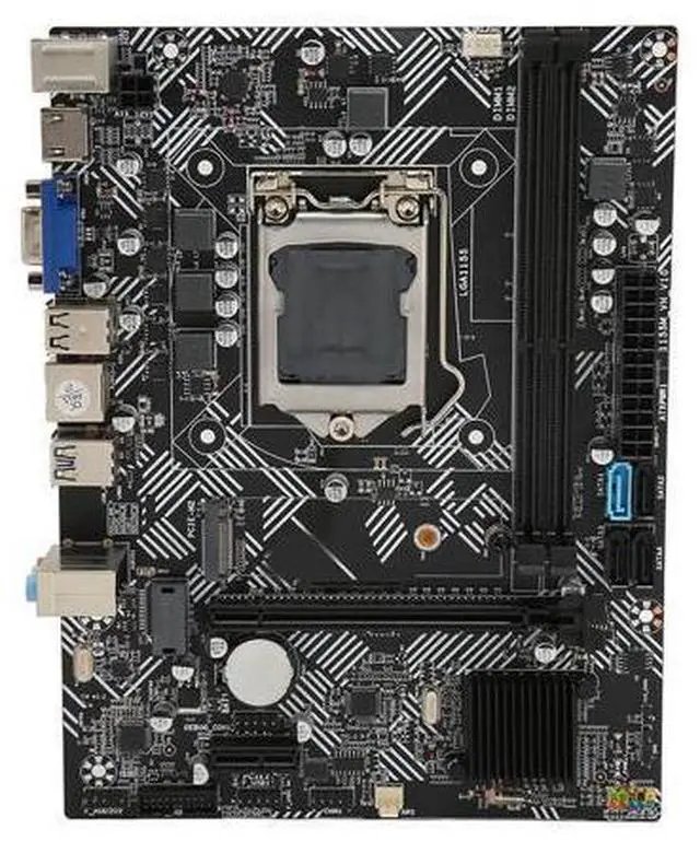 Main image of LGA 1151 Computer Motherboard, M ATX Motherboard for Desktop PC, DDR3 Motherboard 100Mbps NIC M.2 USB3.0 SATA3.0 for Desktop PC