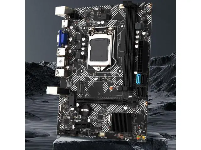 Alt view image 2 of 5 - LGA 1151 Computer Motherboard, M ATX Motherboard for Desktop PC, DDR3 Motherboard 100Mbps NIC M.2 USB3.0 SATA3.0 for Desktop PC