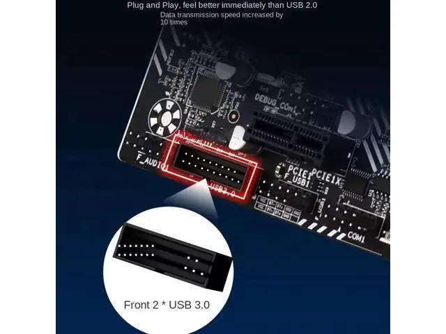 Alt view image 3 of 5 - LGA 1151 Computer Motherboard, M ATX Motherboard for Desktop PC, DDR3 Motherboard 100Mbps NIC M.2 USB3.0 SATA3.0 for Desktop PC