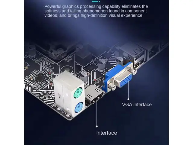 Alt view image 4 of 5 - LGA 1151 Computer Motherboard, M ATX Motherboard for Desktop PC, DDR3 Motherboard 100Mbps NIC M.2 USB3.0 SATA3.0 for Desktop PC