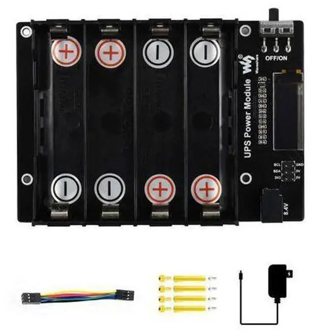 Main image of Waveshare UPS Power Module for Jetson Nano with 5V Uninterruptible Power Supply Multi Battery Protection Circuits