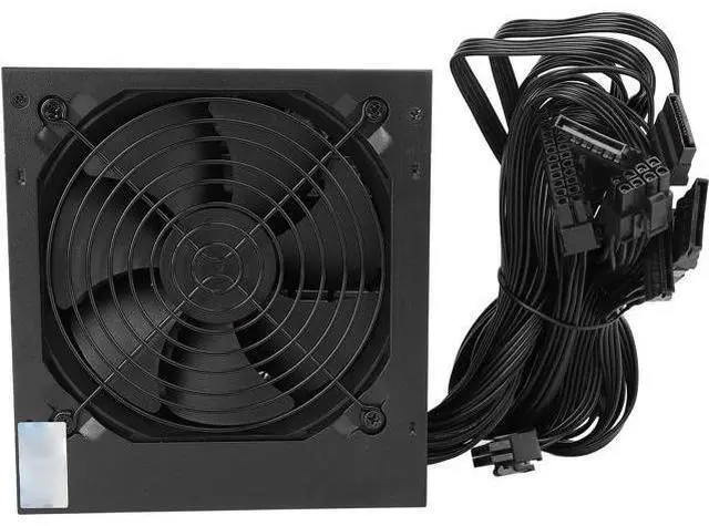 Main image of 500W ATX Power Supply, Smart Temperature Control Circuit Multiple Guard Desktop Power Supply with Fan Speed, for Double and Gaming PCs