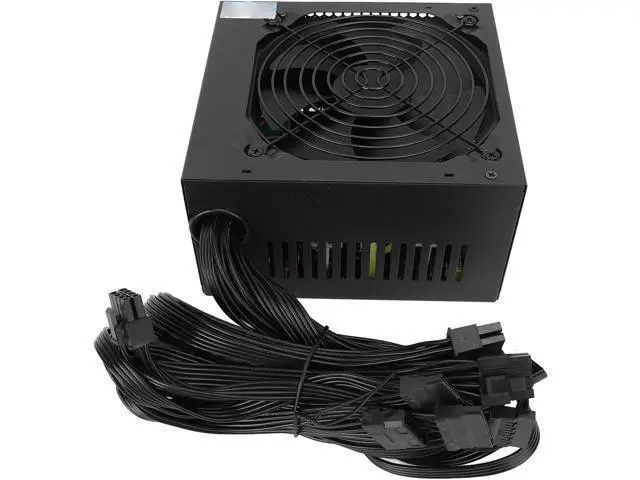 Alt view image 2 of 7 - 500W ATX Power Supply, Smart Temperature Control Circuit Multiple Guard Desktop Power Supply with Fan Speed, for Double and Gaming PCs