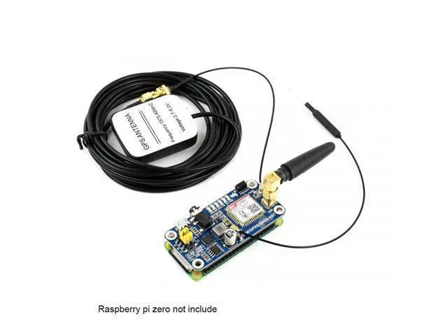Alt view image 3 of 5 - Coolwell Raspberry Pi GSM HAT GSM/GPRS/GNSS/Bluetooth Module for Raspberry Pi 4B+ 4B 3B+ 3B 2B+ Zero W WH Based on SIM868 Supports SMS, Phone Call, Email, etc