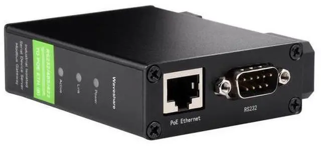 Main image of Waveshare RS232/485/422 to RJ45 Ethernet Module, TCP/IP to Serial, with POE Function, Bi-Directional Transparent Transmission, Suitable for Data Acquisition, Intelligent Instrument Monitoring, etc