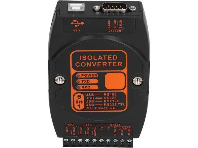 Alt view image 4 of 7 - USB to RS485 Adapter 5 in 1 Converter Industrial Grade Isolation Module to 422/232/TTL DCM2610A Series with Strong Interference, Safe Craftsmanship ((200Kb Communication Rate))
