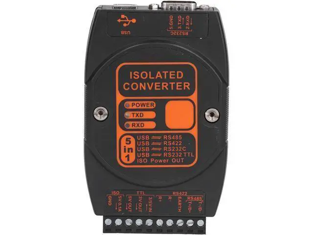 Alt view image 3 of 7 - USB to RS485 Adapter 5 in 1 Converter Industrial Grade Isolation Module to 422/232/TTL DCM2610A Series with Strong Interference, Safe Craftsmanship ((200Kb Communication Rate))