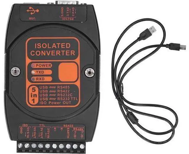 Main image of USB to RS485 Adapter 5 in 1 Converter Industrial Grade Isolation Module to 422/232/TTL DCM2610A Series with Strong Interference, Safe Craftsmanship ((200Kb Communication Rate))
