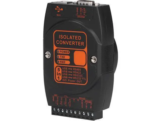 Alt view image 7 of 7 - USB to RS485 Adapter 5 in 1 Converter Industrial Grade Isolation Module to 422/232/TTL DCM2610A Series with Strong Interference, Safe Craftsmanship ((200Kb Communication Rate))