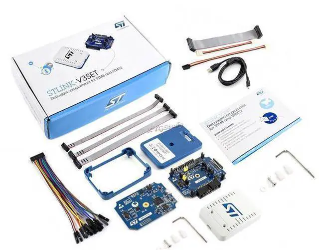 Main image of STLINK-V3SET Microcontrollers ST STM8 and STM32 MCU USB Swim JTAG SWD Modular Stand-Alone in-Circuit Debugger Programmer (SPI, I2C, CAN, GPIOs) @XYG