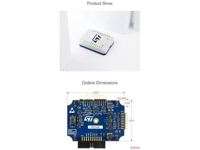 Alt view image 2 of 5 - STLINK-V3SET Microcontrollers ST STM8 and STM32 MCU USB Swim JTAG SWD Modular Stand-Alone in-Circuit Debugger Programmer (SPI, I2C, CAN, GPIOs) @XYG