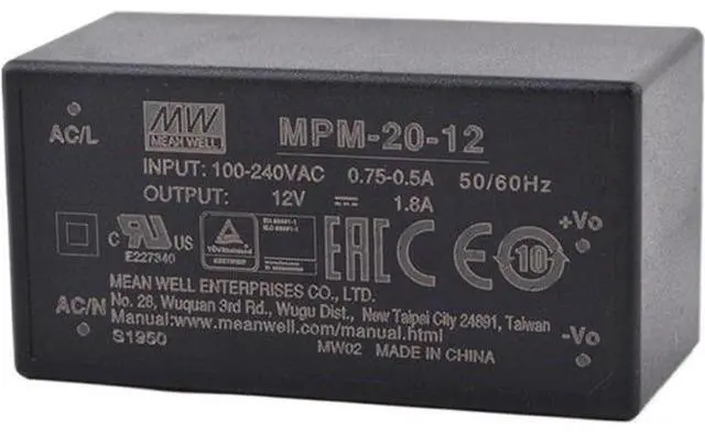 Main image of MPM-20 5V/4A 12V/1.8A 15V/1.4A 24V/0.9A 20W Medical Encapsulated Switch Power Supply AC/DC Module Grade Power Supply(MPM-20-5 5V)