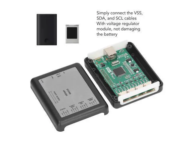 Alt view image 4 of 5 - Battery Repair Box, SMB Comm Box EV2400 Battery Detection Debugger Case with Connecting Cable, with Automatic Voltage Regulator Module