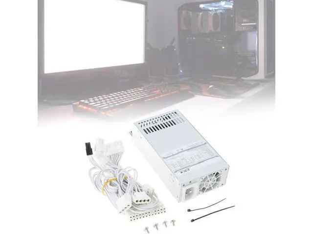 Alt view image 2 of 7 - 300W Fully Module Small 1U Power Supply with Intelligent Fan Control Quiet for PC Case and Small Servers Fully Modular Power Supply