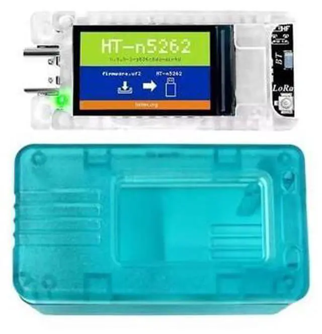 Main image of Heltec Mesh Node T114 V2 Meshtastic Tracker Nordic nRF52480 SX1262 LoRa LoRaWAN 902-928MHz Positioning 1.14-inch TFT Display Development Board Solar Panel Power Supply With BLE WiFi (With Screen Case)