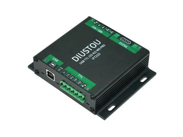 Alt view image 2 of 5 - diustou USB to Multi-Serial Port Module - TTL/RS232/RS422/RS485, Extended Interface, in-Module Serial Signal Conversion, Industrial Grade Isolated Metal Shell Adapter