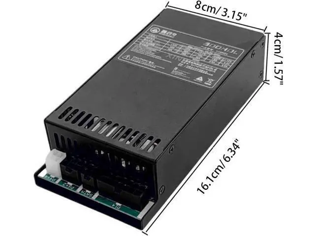 Alt view image 7 of 7 - 500W 500W Full Module Power Supply Small 1U ITX Computer Chassis for Case Power POS Machine Server Power Supply 500w Small 1U Multi-Channel Power Supply
