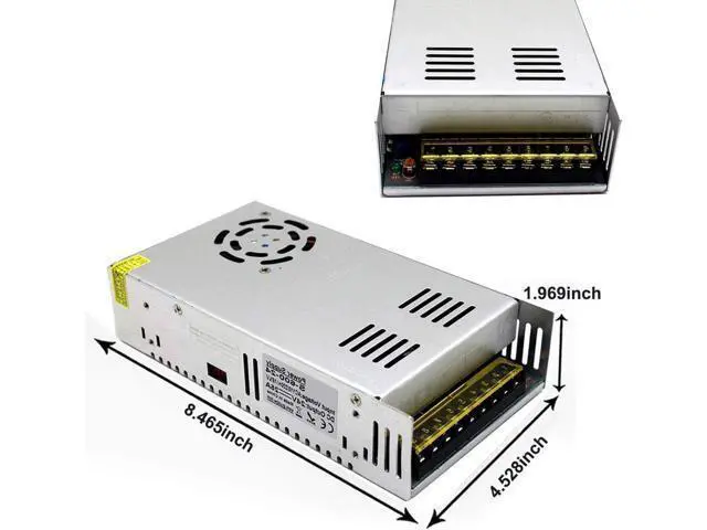 Alt view image 2 of 7 - EAGWELL 24V 25A DC Universal Regulated Switching Power Supply 600W for LED Strip Lights Module,CCTV,Radio,Computer Project, 3D Printer,LED Driver