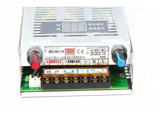 Alt view image 2 of 5 - LIVISN Adjustable DC Power Voltage Converter AC 110V-220V to DC 12V 24V 36V 48V 60V 80V 110V Module Switching Power Supply Digital Display 240W Voltage Regulator Mute NO Fan (0-110V 0-2A)
