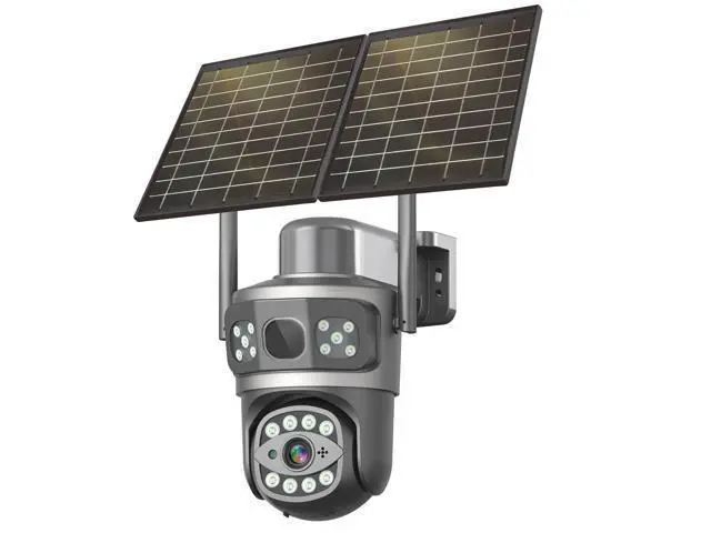 Main image of SECUEYE 4G Cellular Security Camera 16W Solar-Powered 4MP Wireless Outdoor Spotlight Pan/Tilt/Zoom Black Light Built-in 15600mAh Battery Human Detection 24/7 Recording (L5-4G)