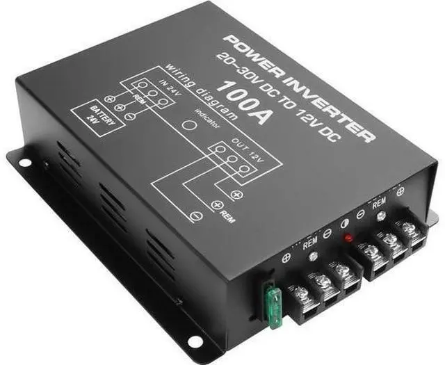 Main image of DC 24V to 12V Step-Down Voltage Converter 100A 1200W DC 20-30V to 12V Buck Module Adapter Regulator Reducer Car Power Supply Volt Converter for Car Truck Vehicle - 1 Pcs