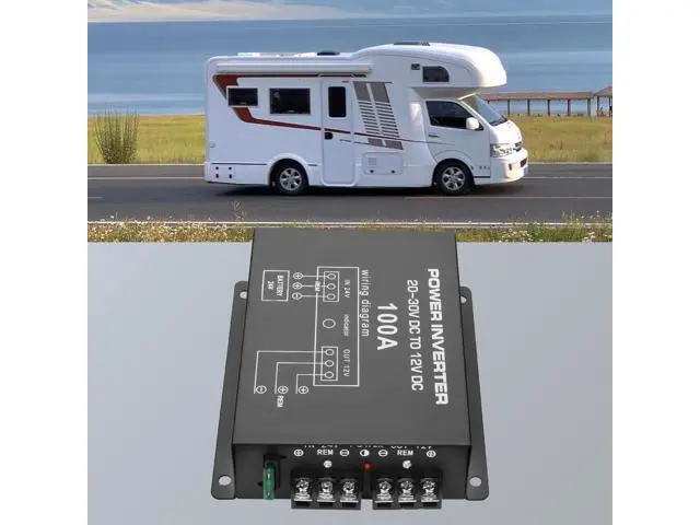 Alt view image 6 of 7 - DC 24V to 12V Step-Down Voltage Converter 100A 1200W DC 20-30V to 12V Buck Module Adapter Regulator Reducer Car Power Supply Volt Converter for Car Truck Vehicle - 1 Pcs