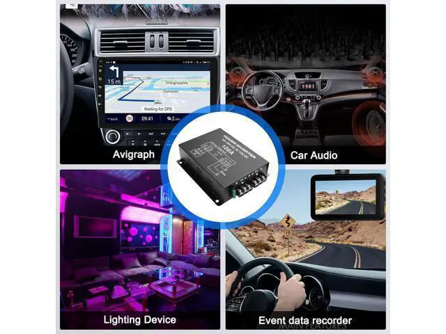 Alt view image 7 of 7 - DC 24V to 12V Step-Down Voltage Converter 100A 1200W DC 20-30V to 12V Buck Module Adapter Regulator Reducer Car Power Supply Volt Converter for Car Truck Vehicle - 1 Pcs